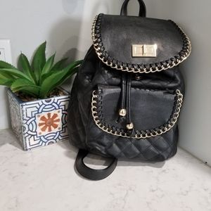👜 BLACK BACKPACK PURSE